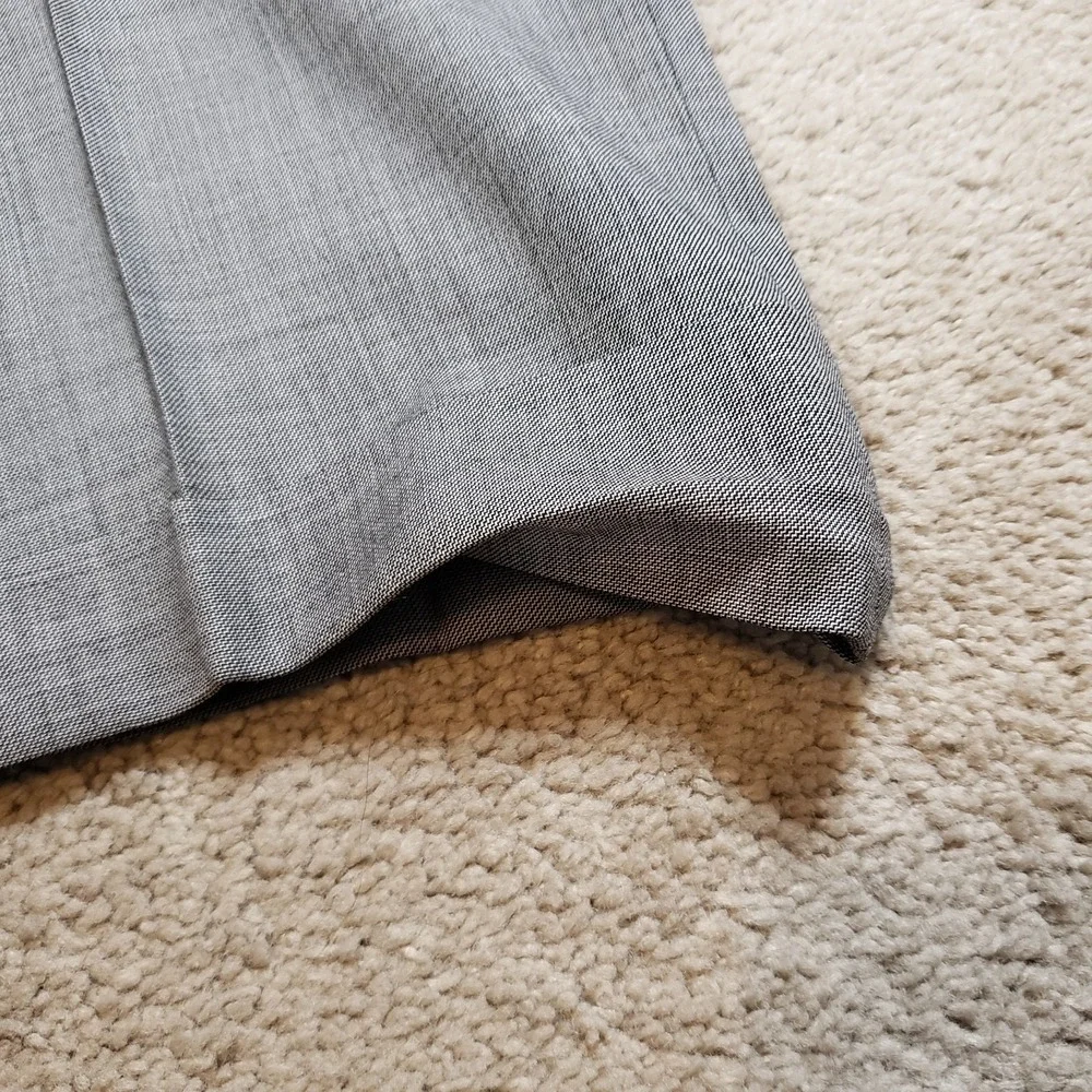 Jos. A Bank 2 Piece Suit Mens 43R 34X28 Gray 2 Button SV Wool Cashmere